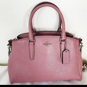 Coach Satchel leather crossbody handbag